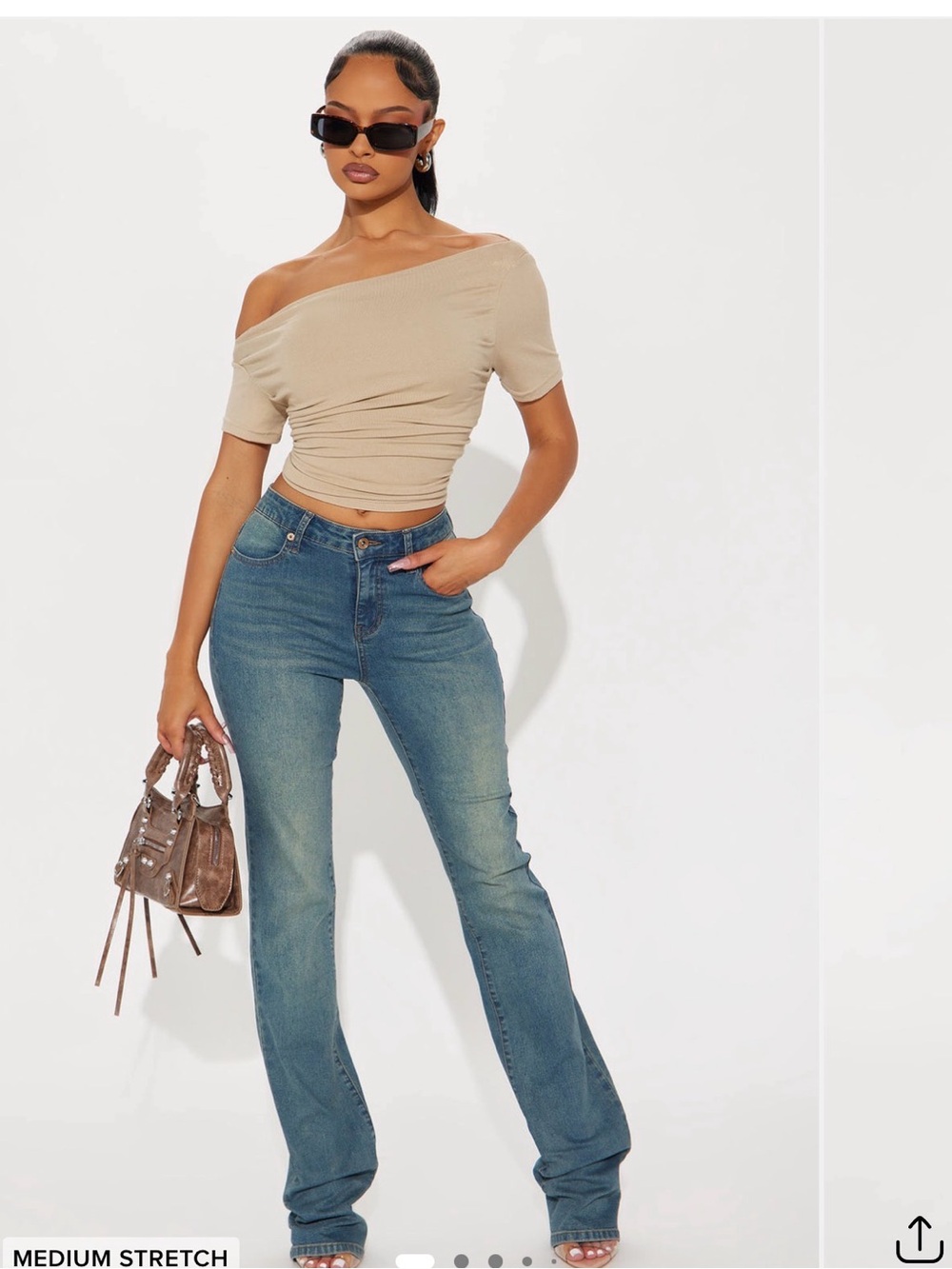 Fashion nova tall Memphis jeans size 5